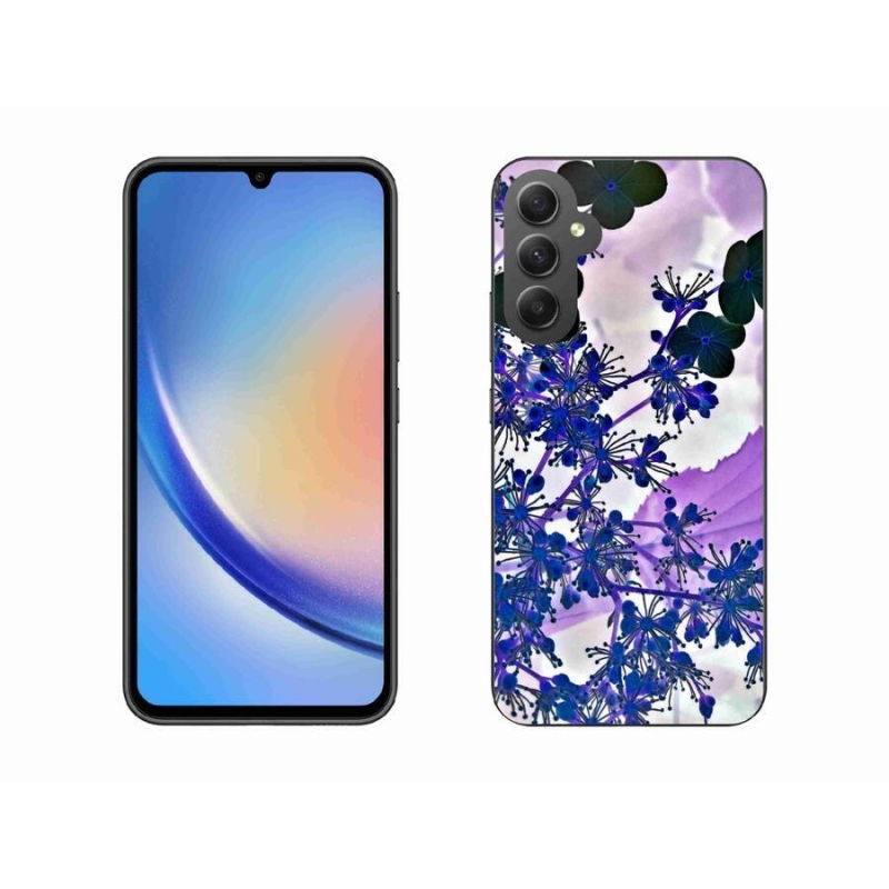 Gélový kryt mmCase na mobil Samsung Galaxy A34 5G - kvet hortenzie