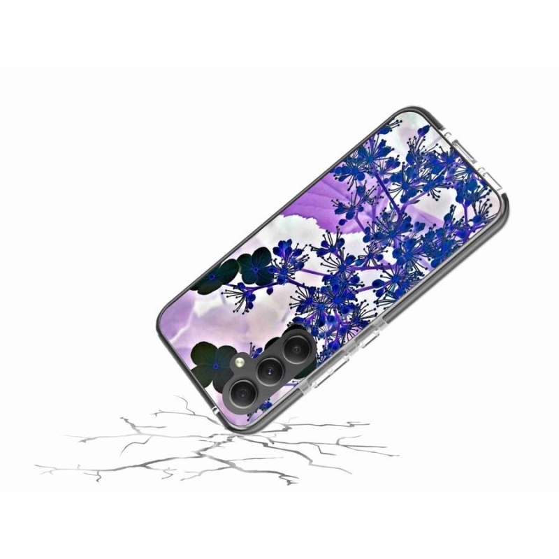 Gélový kryt mmCase na mobil Samsung Galaxy A34 5G - kvet hortenzie