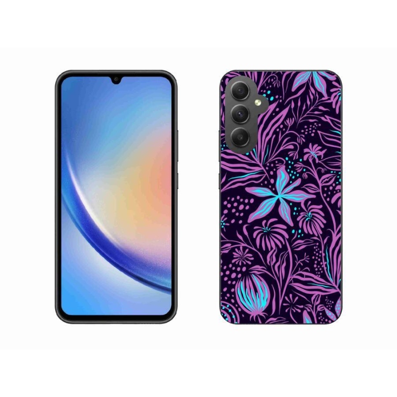 Gélový kryt mmCase na mobil Samsung Galaxy A34 5G - kvety 2