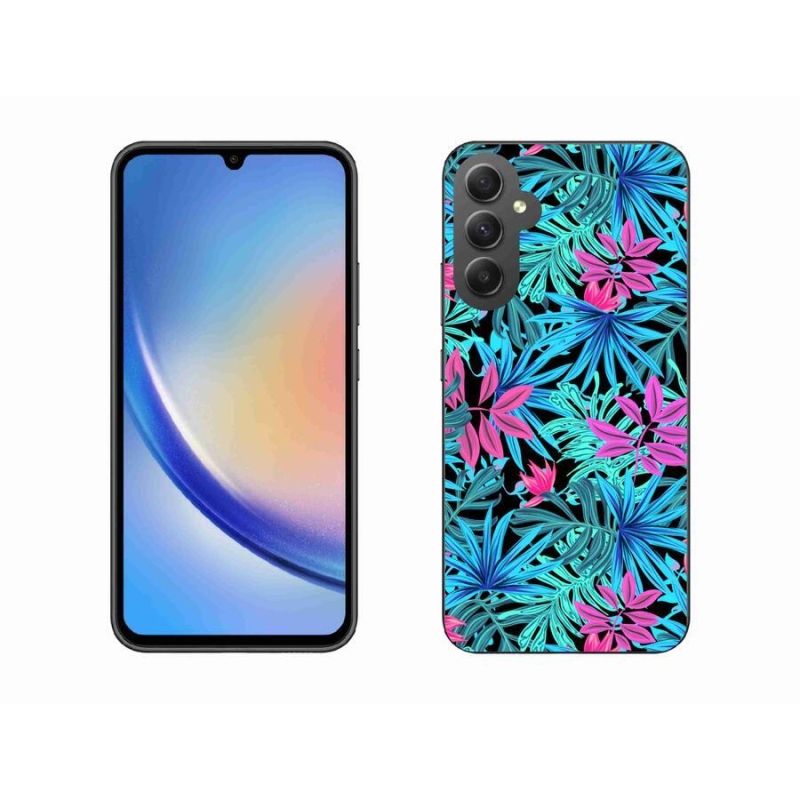 Gélový kryt mmCase na mobil Samsung Galaxy A34 5G - kvety 3