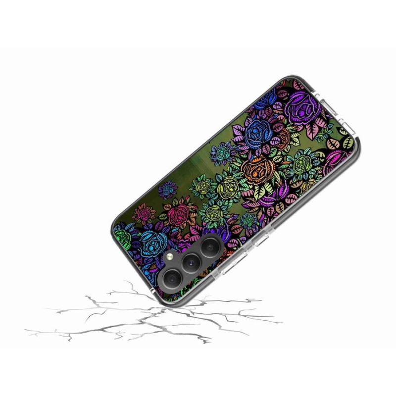 Gélový kryt mmCase na mobil Samsung Galaxy A34 5G - kvety 6
