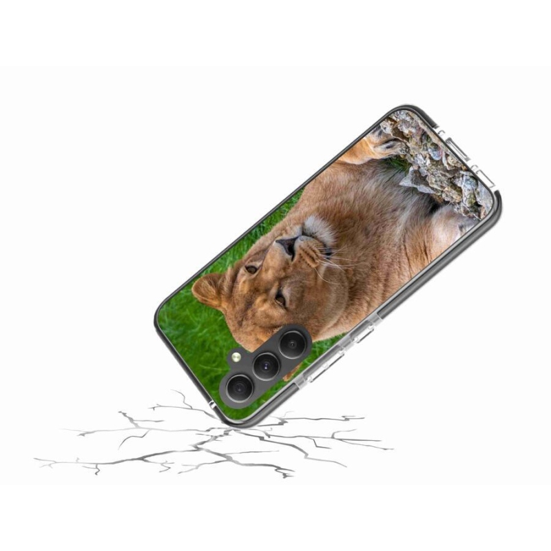 Gélový kryt mmCase na mobil Samsung Galaxy A34 5G - levice