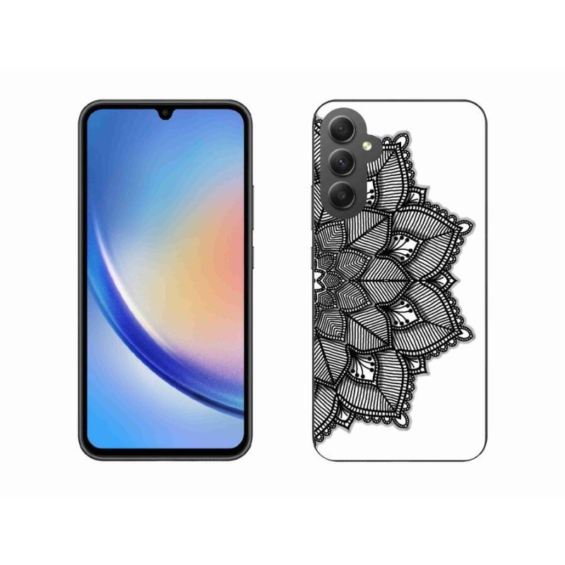 Gélový kryt mmCase na mobil Samsung Galaxy A34 5G - mandala