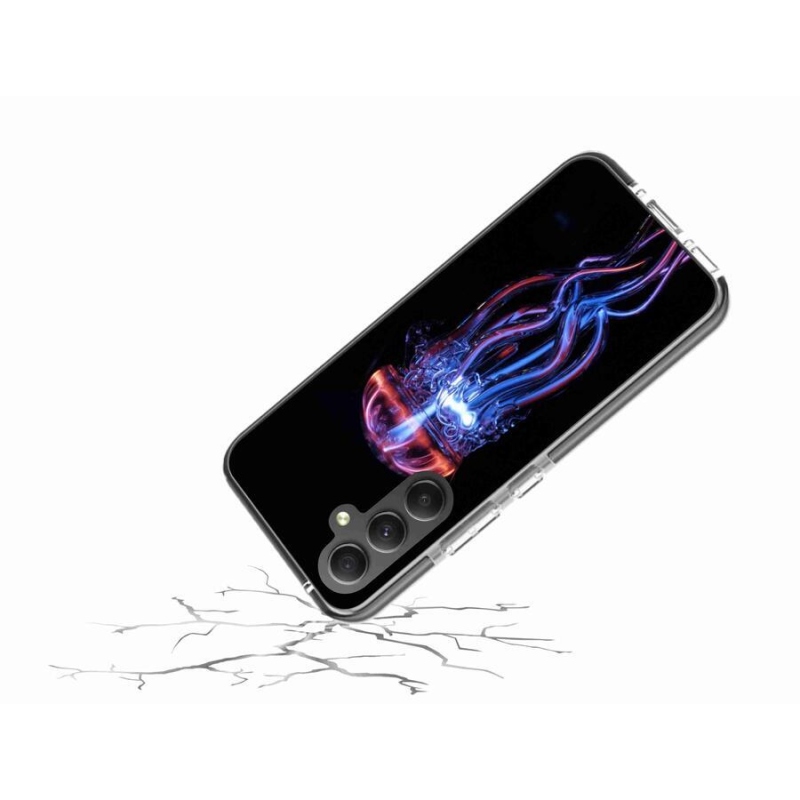 Gélový kryt mmCase na mobil Samsung Galaxy A34 5G - medúza