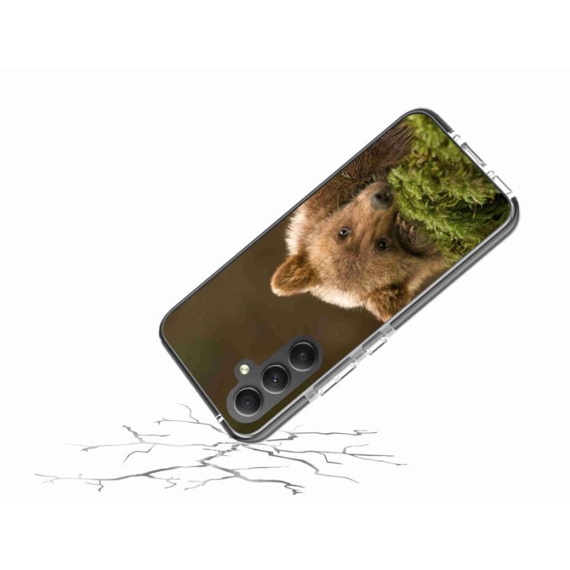 Gélový kryt mmCase na mobil Samsung Galaxy A34 5G - medveď