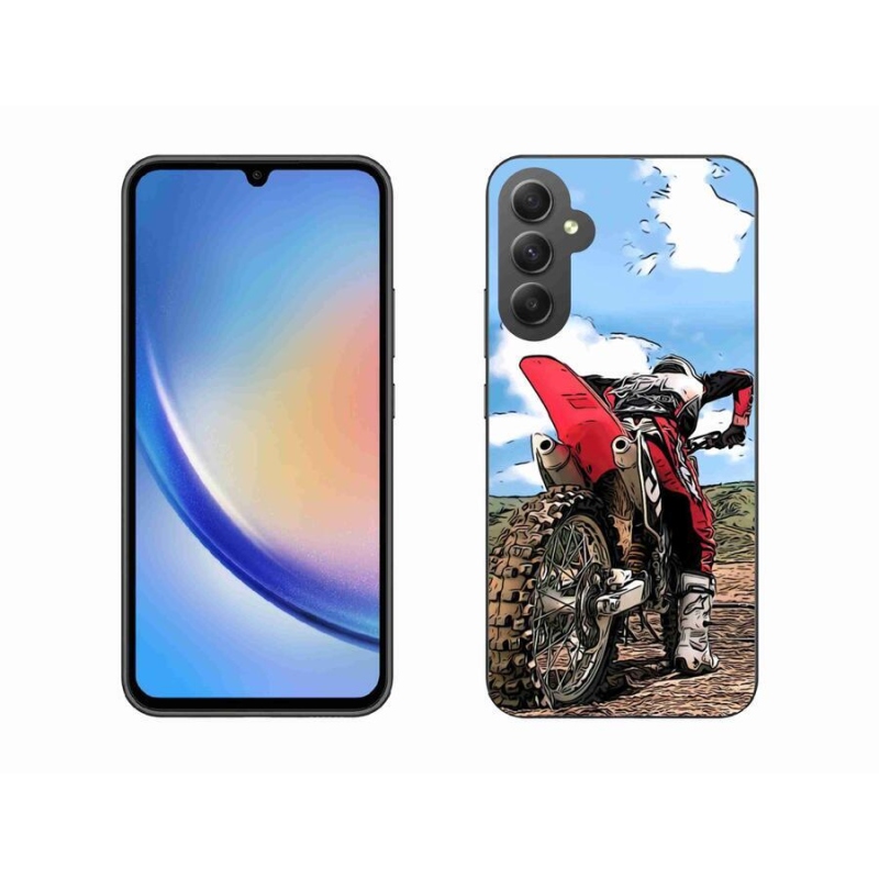 Gélový kryt mmCase na mobil Samsung Galaxy A34 5G - moto