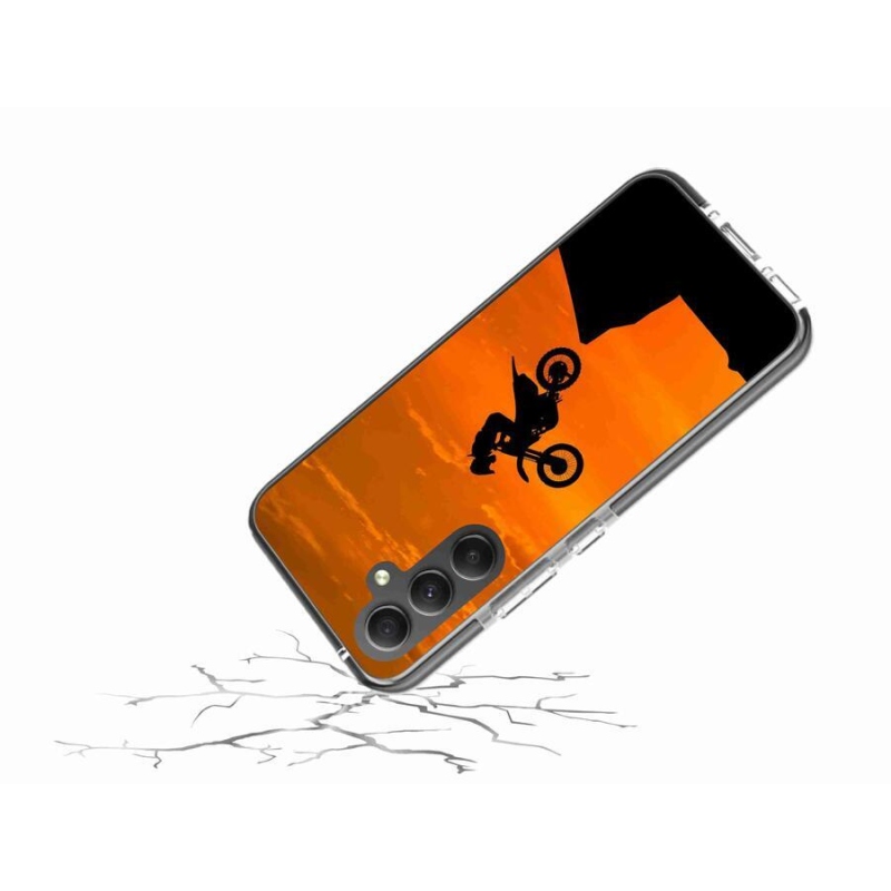 Gélový kryt mmCase na mobil Samsung Galaxy A34 5G - motocross