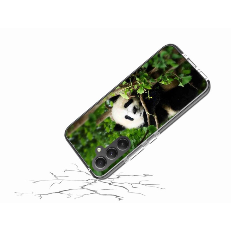 Gélový kryt mmCase na mobil Samsung Galaxy A34 5G - panda