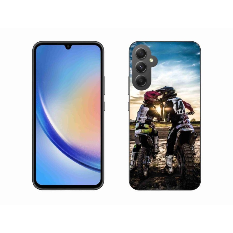 Gélový kryt mmCase na mobil Samsung Galaxy A34 5G - bozk