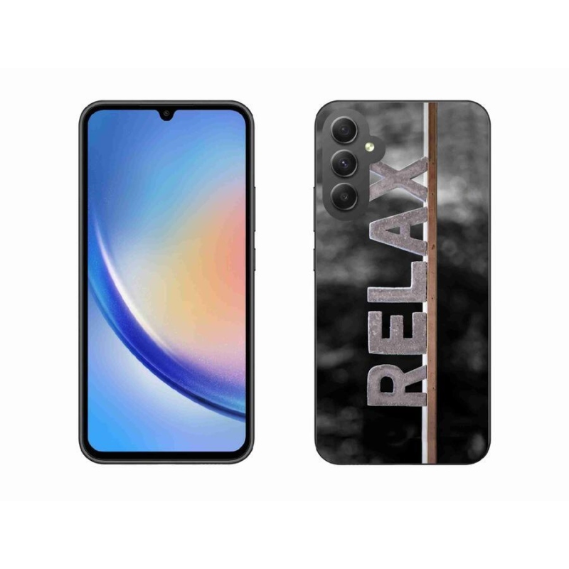 Gélový kryt mmCase na mobil Samsung Galaxy A34 5G - relax 1