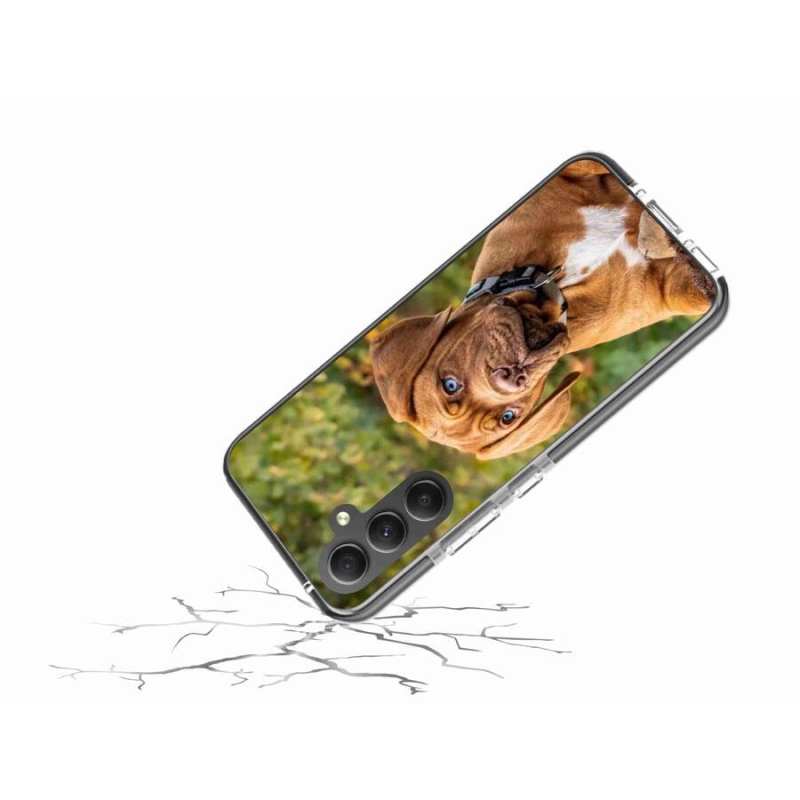 Gélový kryt mmCase na mobil Samsung Galaxy A34 5G - šteňa