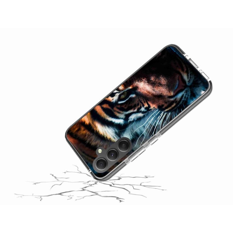 Gélový kryt mmCase na mobil Samsung Galaxy A34 5G - tigrie pohľad