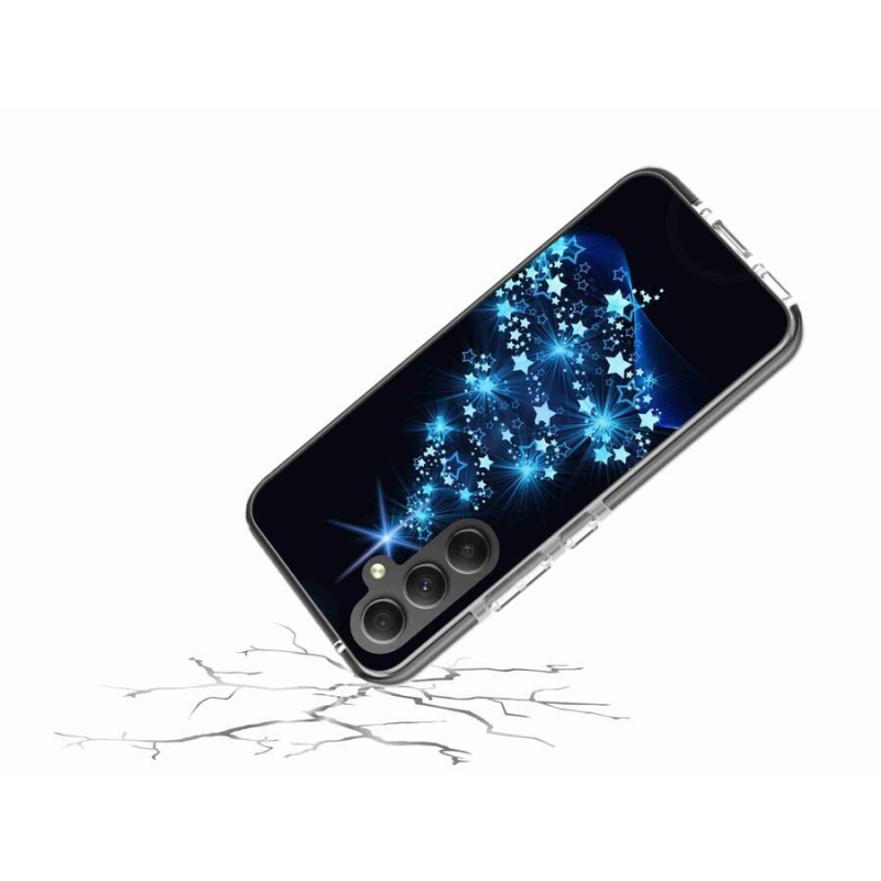 Gélový kryt mmCase na mobil Samsung Galaxy A34 5G - vianočný stromček