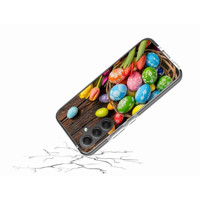 Gélový kryt mmCase na mobil Samsung Galaxy A34 5G - veľkonočné vajíčka