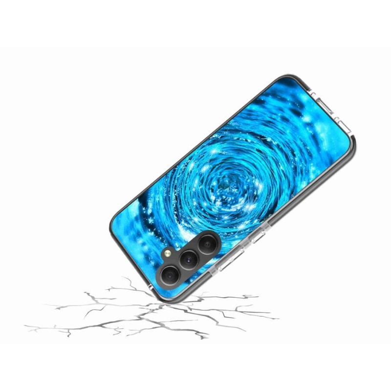 Gélový kryt mmCase na mobil Samsung Galaxy A34 5G - vodný vír
