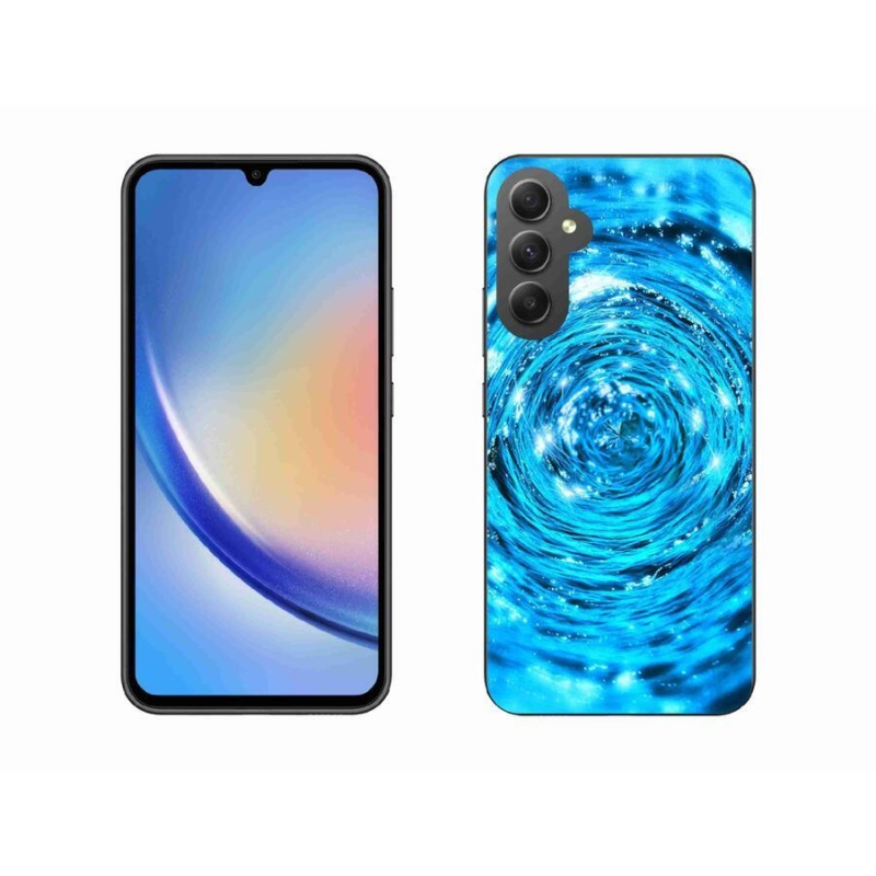 Gélový kryt mmCase na mobil Samsung Galaxy A34 5G - vodný vír