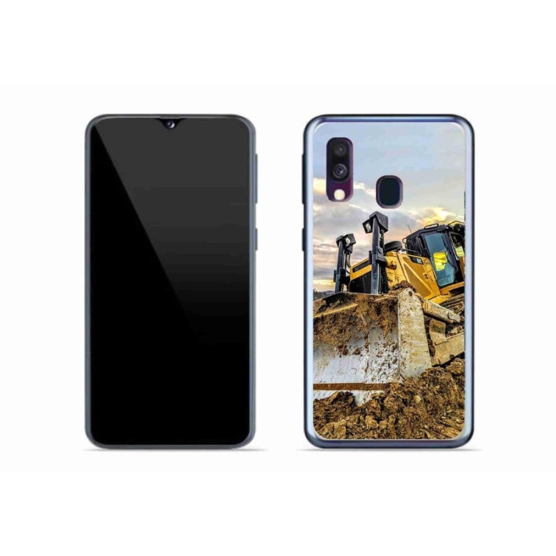 Gélový kryt mmCase na mobil Samsung Galaxy A40 - bager