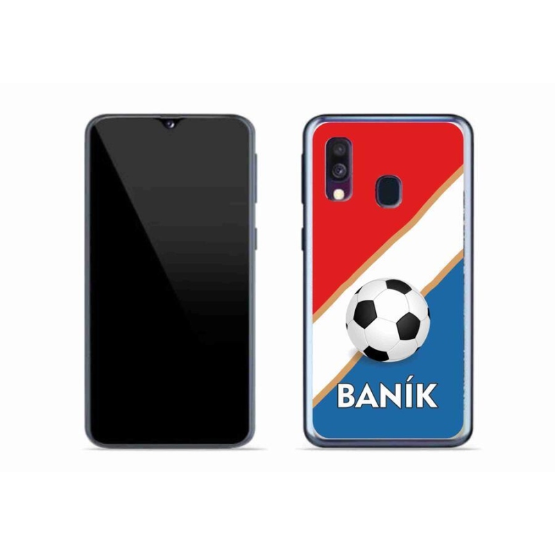 Gélový kryt mmCase na mobil Samsung Galaxy A40 - Baník