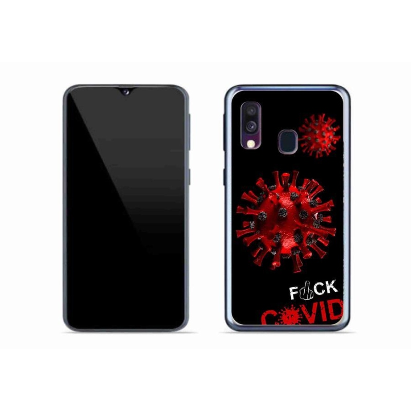 Gélový kryt mmCase na mobil Samsung Galaxy A40 - covid 3