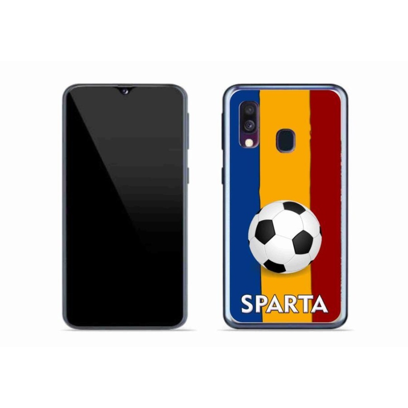 Gélový kryt mmCase na mobil Samsung Galaxy A40 - futbal 1