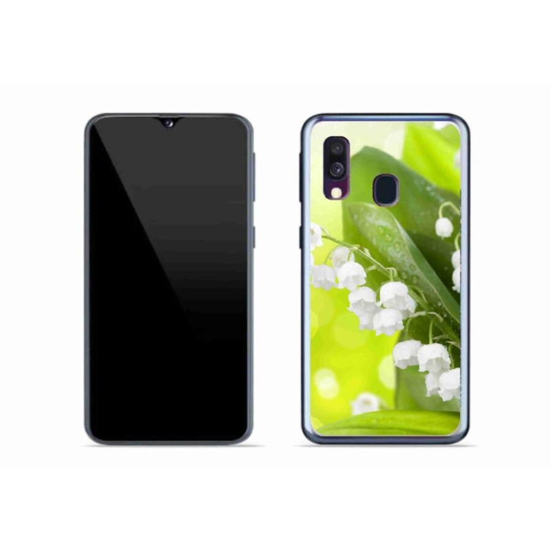 Gélový kryt mmCase na mobil Samsung Galaxy A40 - konvalinka