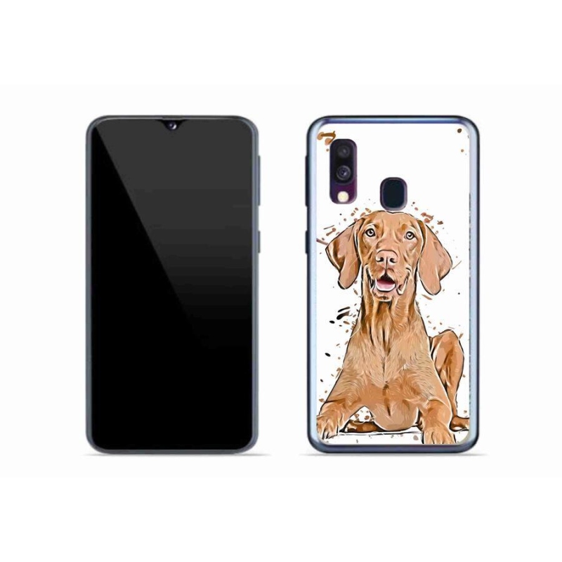 Gélový kryt mmCase na mobil Samsung Galaxy A40 - maďar