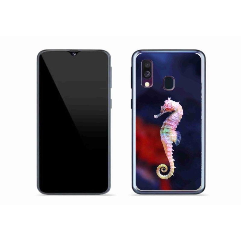 Gélový kryt mmCase na mobil Samsung Galaxy A40 - morský koník