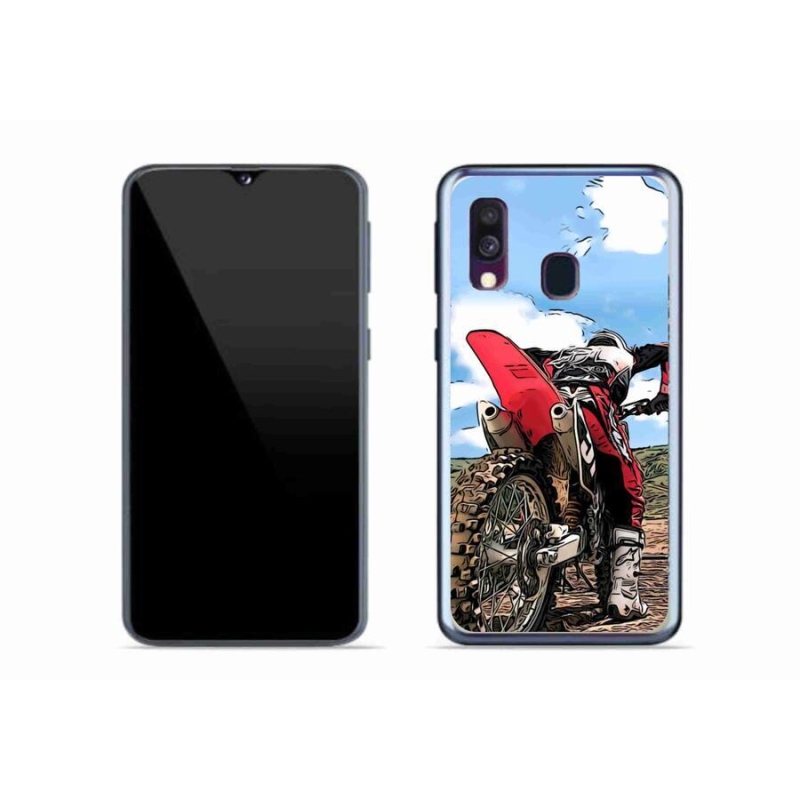 Gélový kryt mmCase na mobil Samsung Galaxy A40 - moto