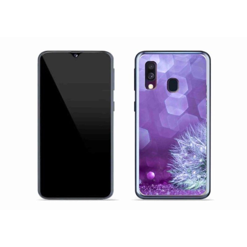 Gélový kryt mmCase na mobil Samsung Galaxy A40 - odkvitnuté púpava 2