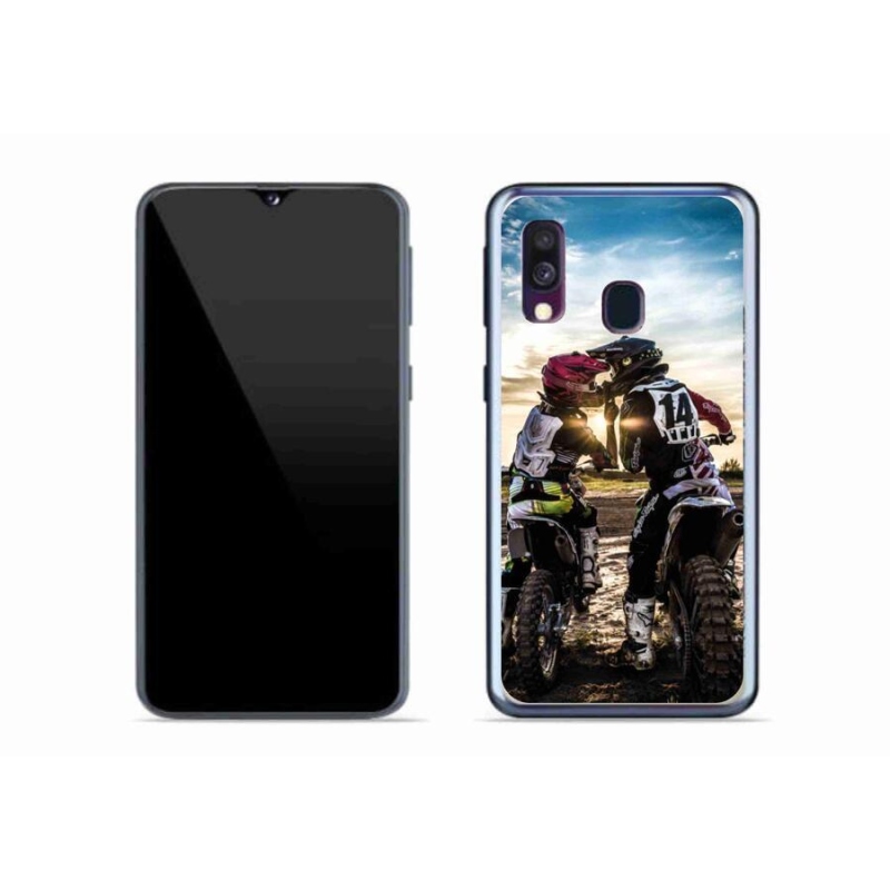 Gélový kryt mmCase na mobil Samsung Galaxy A40 - bozk