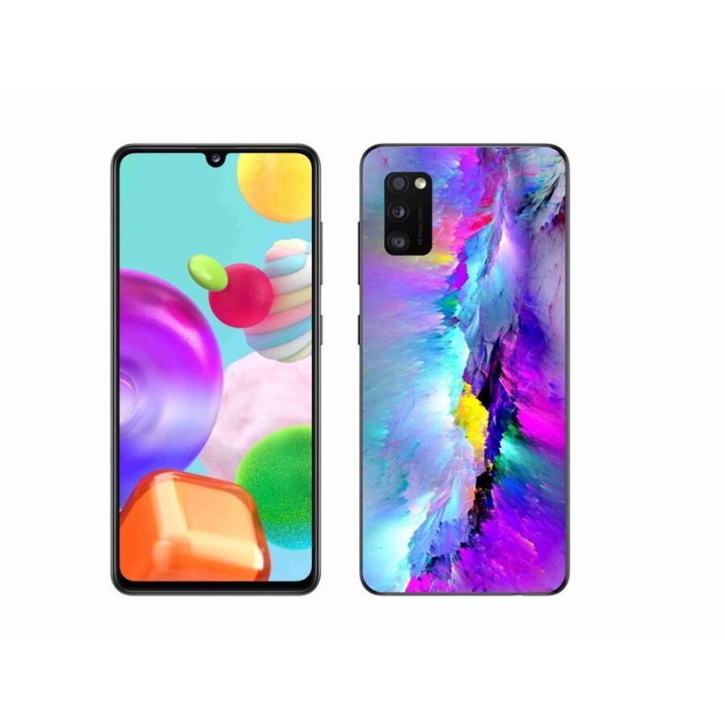 Gélový kryt mmCase na mobil Samsung Galaxy A41 - abstrakt