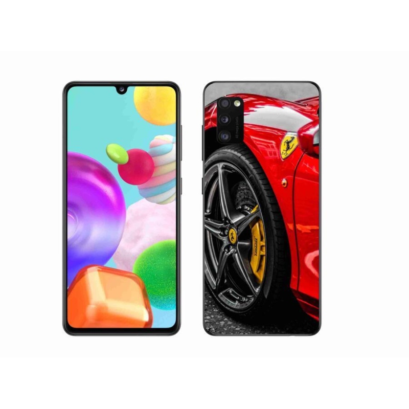 Gélový kryt mmCase na mobil Samsung Galaxy A41 - auto 1