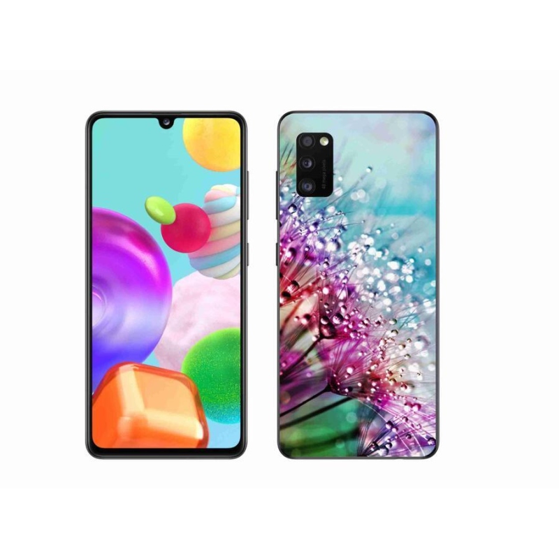 Gélový kryt mmCase na mobil Samsung Galaxy A41 - farebné kvety