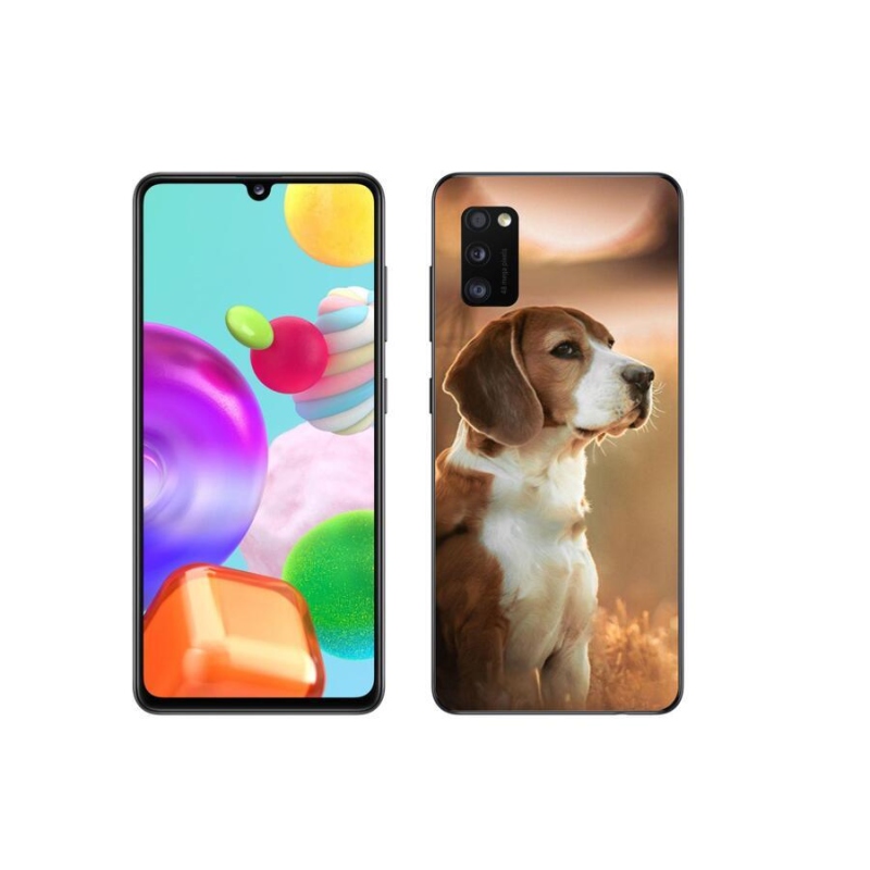 Gélový kryt mmCase na mobil Samsung Galaxy A41 - bígl