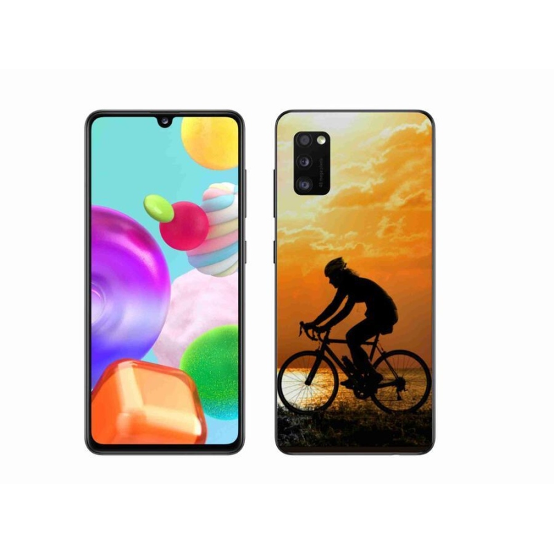 Gélový kryt mmCase na mobil Samsung Galaxy A41 - cyklovýlety