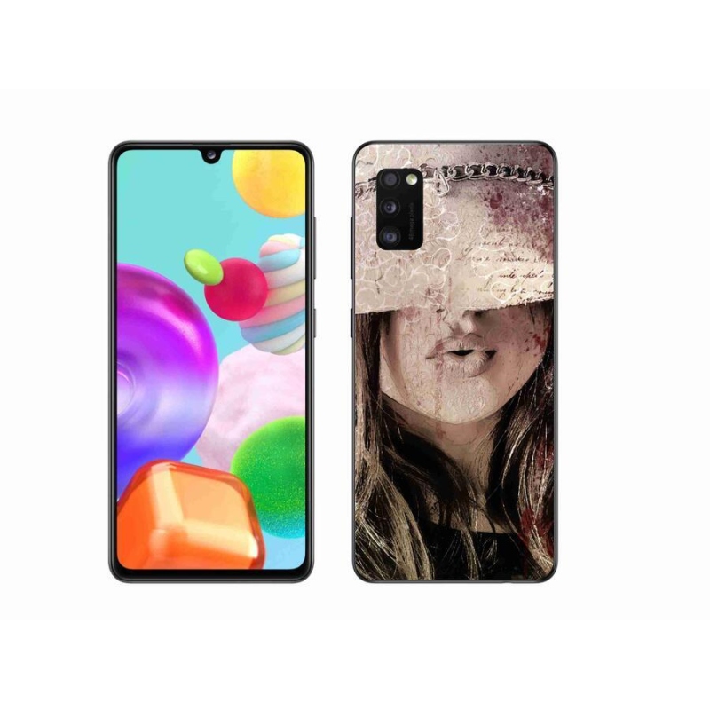 Gélový kryt mmCase na mobil Samsung Galaxy A41 - dievča