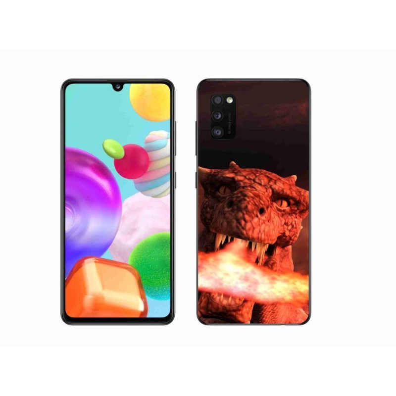 Gélový kryt mmCase na mobil Samsung Galaxy A41 - drak