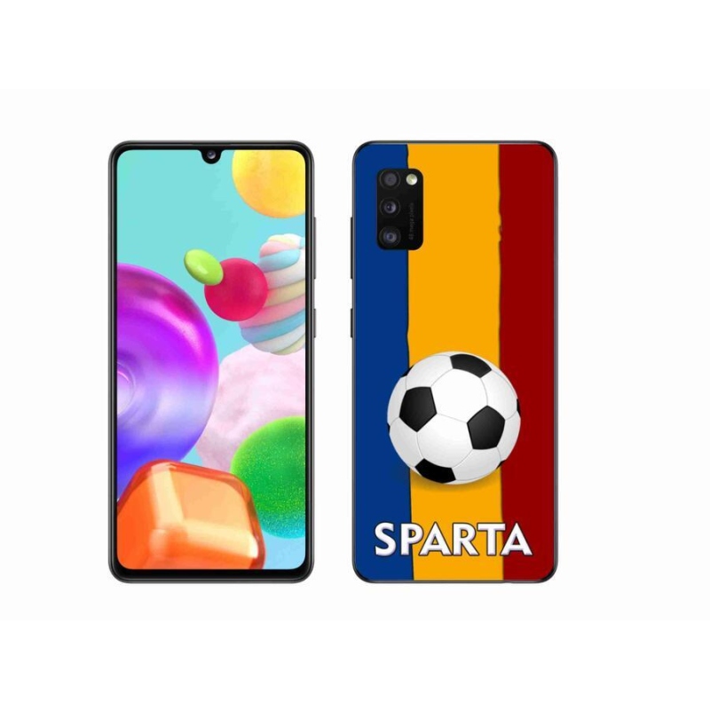 Gélový kryt mmCase na mobil Samsung Galaxy A41 - futbal 1