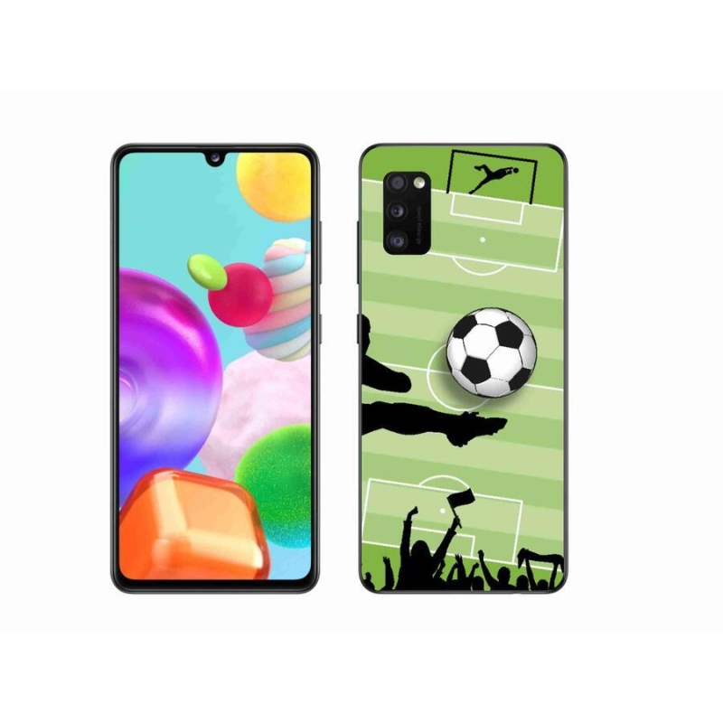 Gélový kryt mmCase na mobil Samsung Galaxy A41 - futbal 3