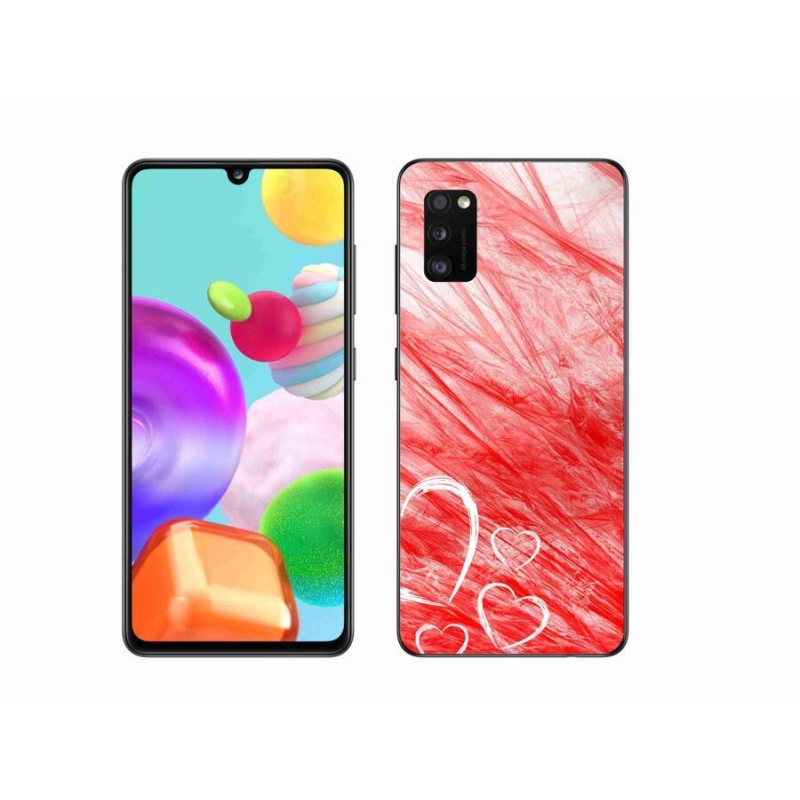 Gélový kryt mmCase na mobil Samsung Galaxy A41 - heart