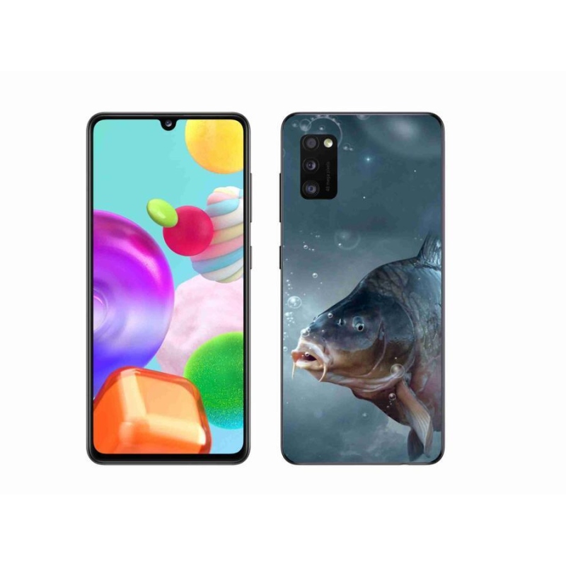 Gélový kryt mmCase na mobil Samsung Galaxy A41 - kapor a bublinky