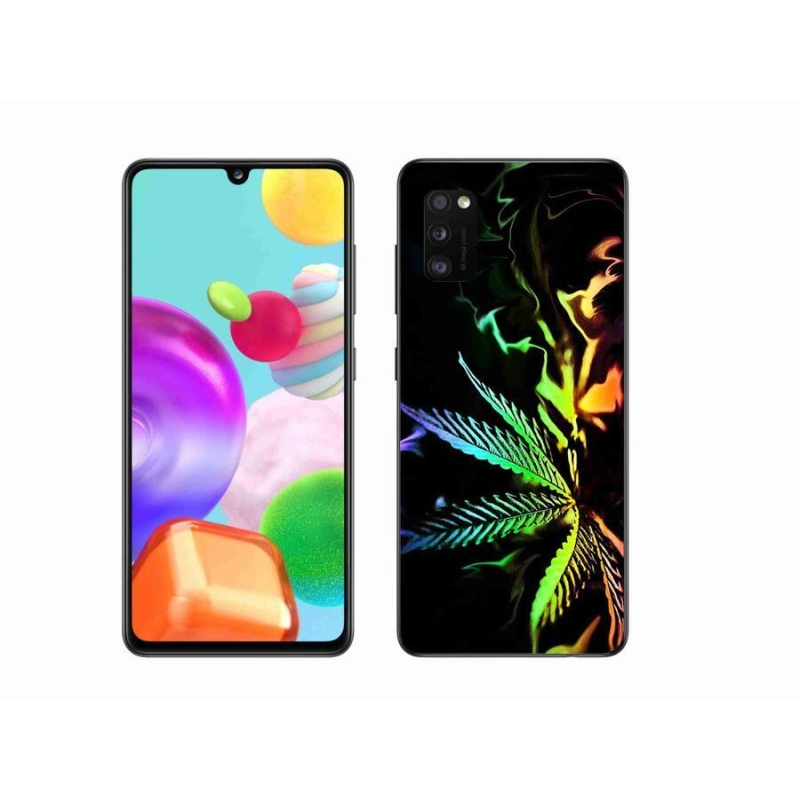 Gélový kryt mmCase na mobil Samsung Galaxy A41 - konope 2