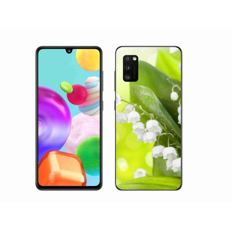 Gélový kryt mmCase na mobil Samsung Galaxy A41 - konvalinka