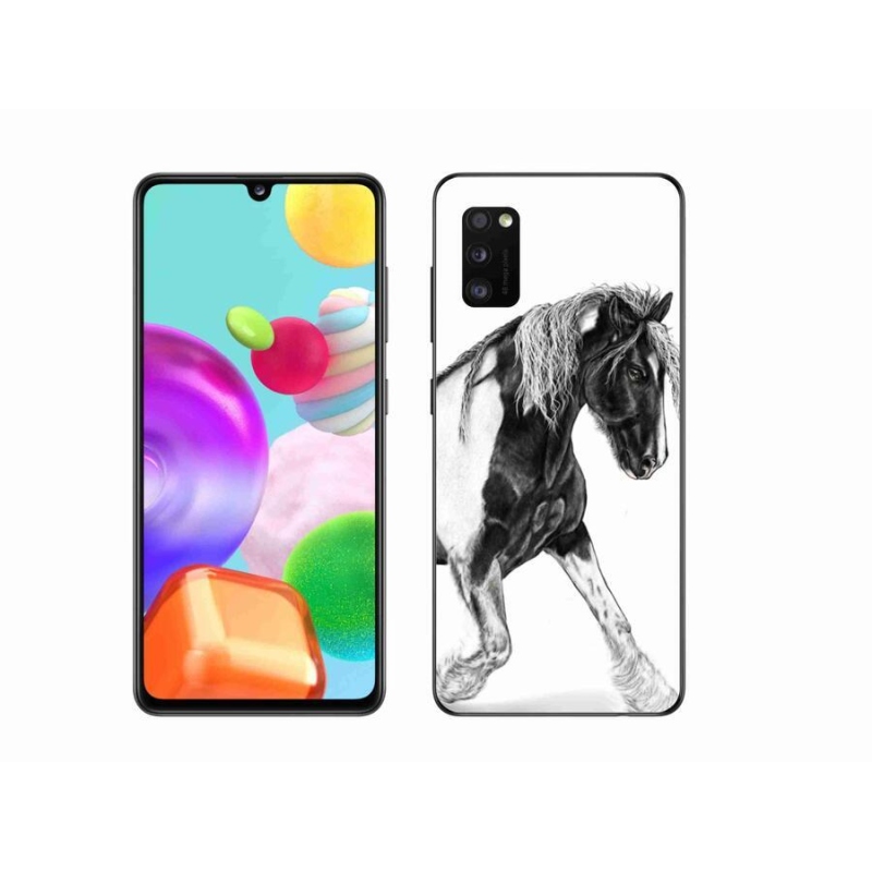 Gélový kryt mmCase na mobil Samsung Galaxy A41 - kôň