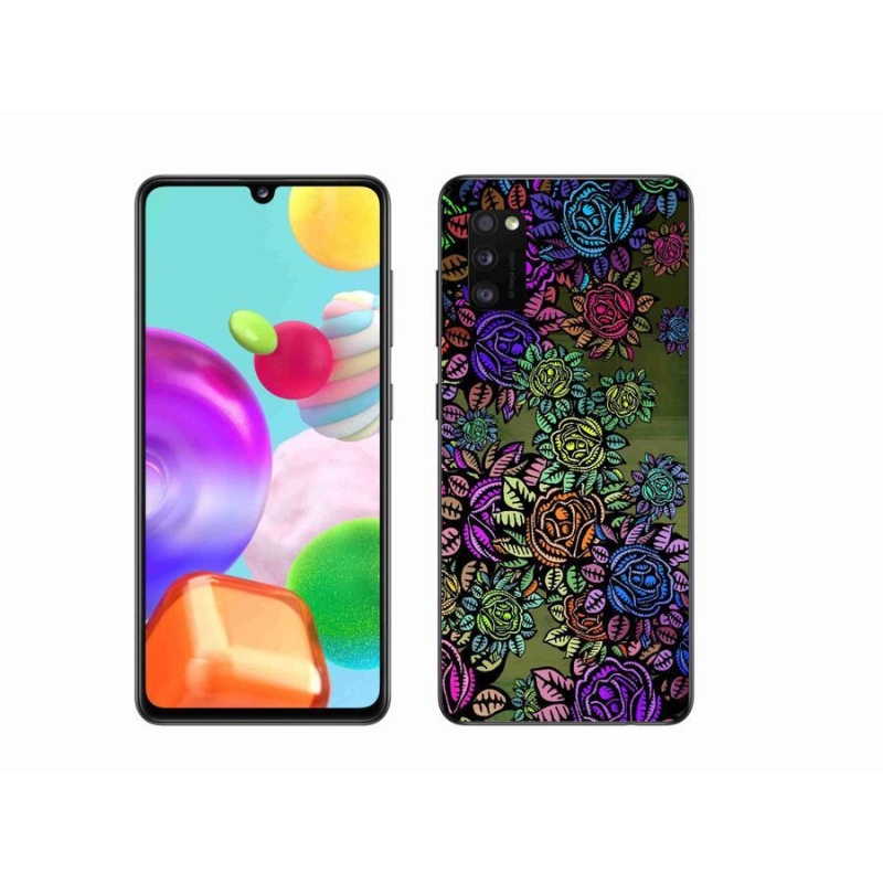 Gélový kryt mmCase na mobil Samsung Galaxy A41 - kvety 6