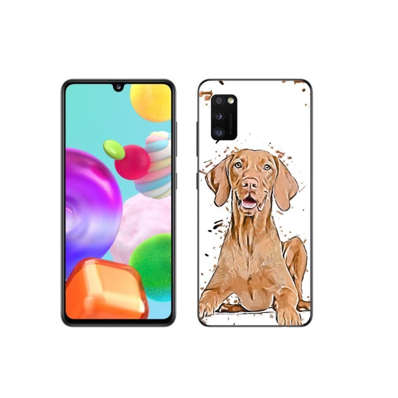 Gélový kryt mmCase na mobil Samsung Galaxy A41 - maďar