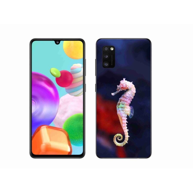 Gélový kryt mmCase na mobil Samsung Galaxy A41 - morský koník