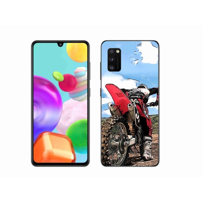 Gélový kryt mmCase na mobil Samsung Galaxy A41 - moto