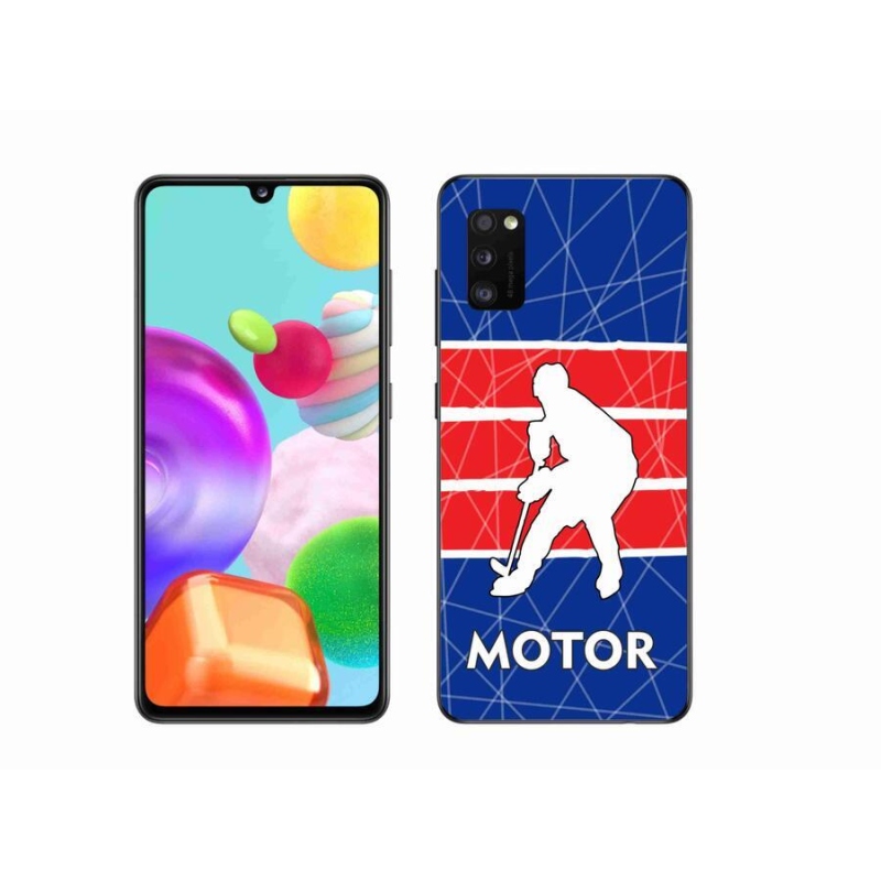 Gélový kryt mmCase na mobil Samsung Galaxy A41 - Motor