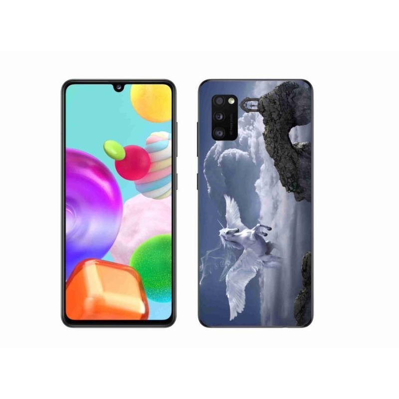 Gélový kryt mmCase na mobil Samsung Galaxy A41 - pegas